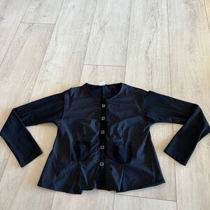 Women black top size 38